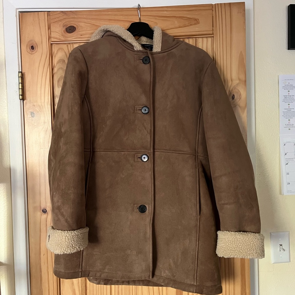 Brown Shearling Jacket - Picture 6 of 6